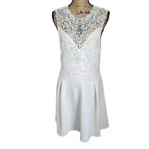 ZULEY Rivera Miss Universe 2006 crochet skater dress. Nwt..Xlarge